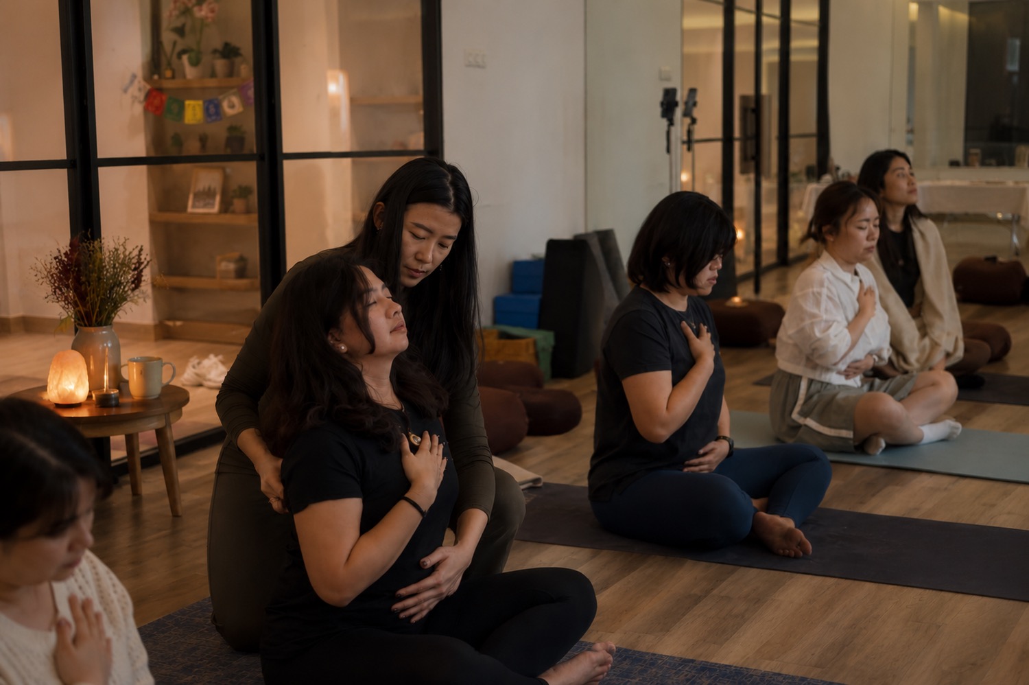 Group immersion session, hands-off support during a workshop
